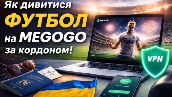 Як дивитися футбол на Megogo за кордоном
