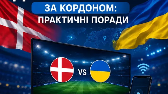 Як дивитися Данія Україна за кордоном