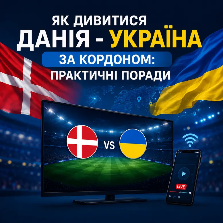 Як дивитися Данія Україна за кордоном