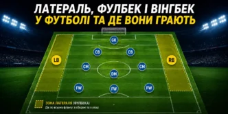 Латераль, фулбек і вінгбек у футболі та де вони грають