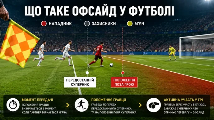 Що таке офсайд у футболі